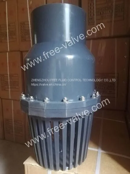 PVC Socket Ends Foot Valve Bootom Valve With Strainer