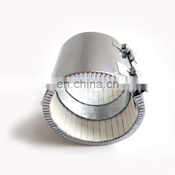 220v 200w 300w 400w Industrial Electric Extruder Barrel 800 Celsius Ceramic Heater With Spring photo-2