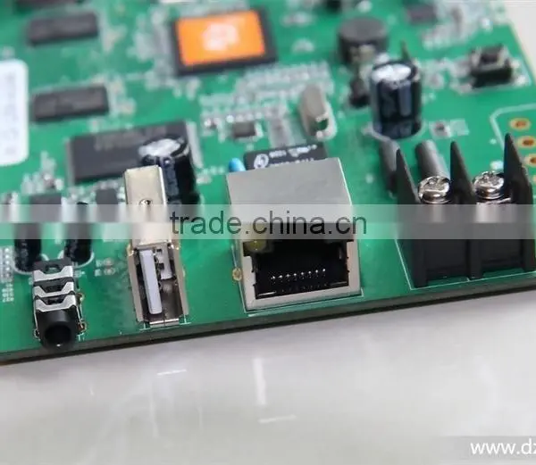 HD-C1 384*128 Asynchronous USB Ethernet Port 3G Module Single Color Tri-color Full Color Led Sign Controller Quality Choice photo-2
