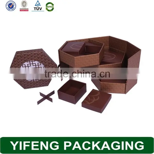 Octagonal Customized Shape Hot Stamping High Quality Cardboard Logo Printed Gift Boxes photo-6