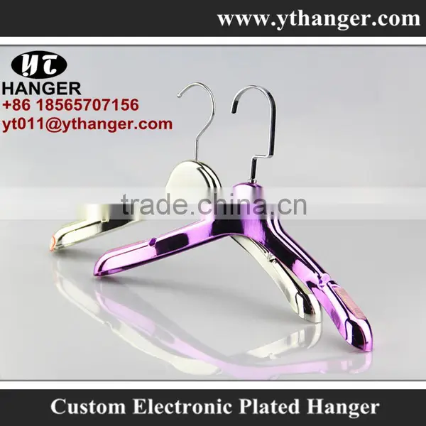 IMY-352 Silver Plating High Grade Hanger for Wholesale Plastic Non-slip Hanger photo-3