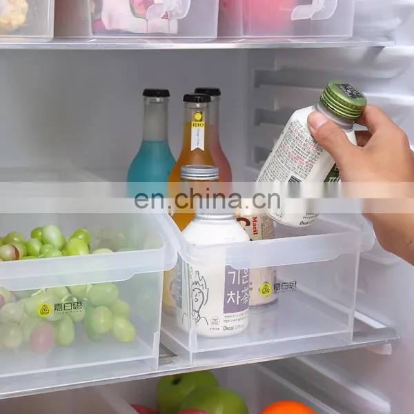 Clear Transparent Plastic Fridge Storage Box Taizhou Storage Box for Fruit and Vegetables Acrylic Kitchen Food Container photo-4