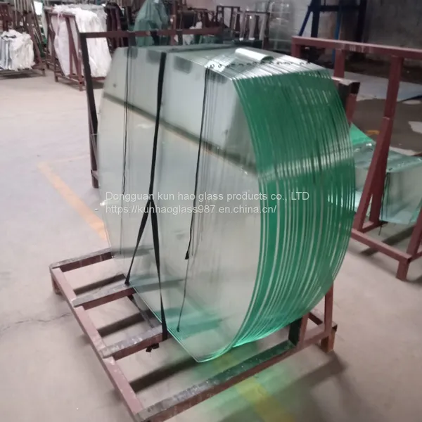 Furniture Glass Processing 8-12 mm Toughened Glass Mesa Fine Grinding photo-3