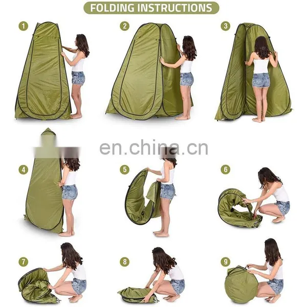 Outdoor Bathroom Toilet Tent Pop Up Pod Changing Room Privacy Camping Shower Tent photo-2