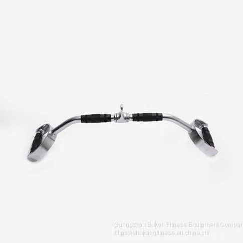 SK-9001 Lat Pull Down Handle Gym Solid Bar Fitness Elctroplated Handlebar