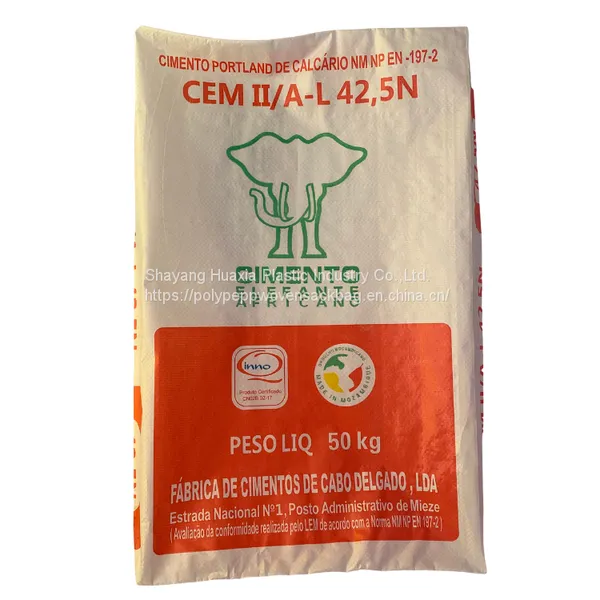 Moisture Resistant 25 kg Exterior Vitrified Tile Adhesive Empty Bag Valve Bag Tile Glue Bag With PE Liner