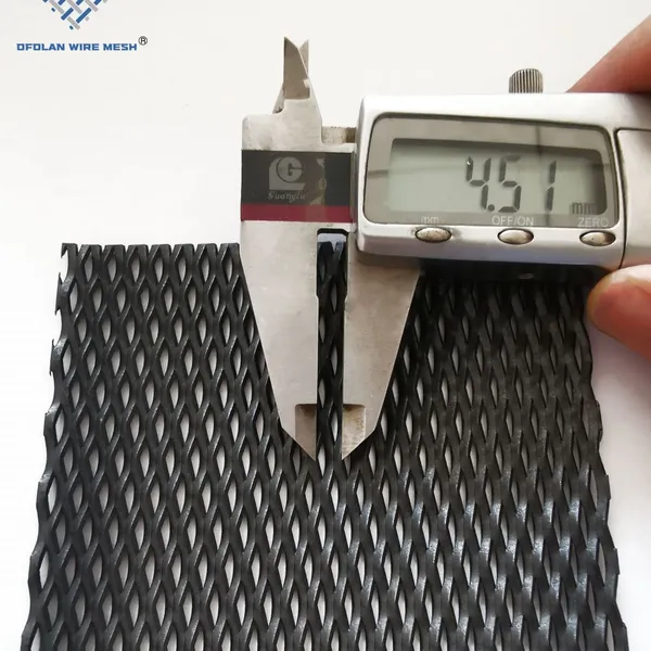 Ru-Ir-Ti Oxide Coated Titanium Anode Mesh for Chlor-Alkali Industry Diamond Hole 4.5x12.5mm,50mmX50mmX1pc Hotting Sell