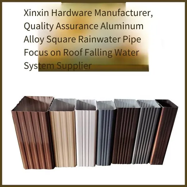 Aluminum Alloy Rainwater Pipes for High-rise Buildings, Service Life of Downpipes, Colored Aluminum Guttering System photo-4