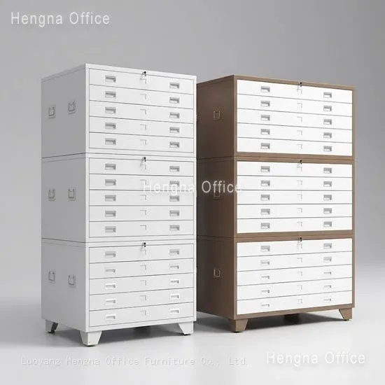 Large Drawing Cabinets BP-D234| Anti-Damage Flat Drawers & Sleek Handles | A0 Flat Files for Posters, Photos, and Art Studios-China Factory Wholesale