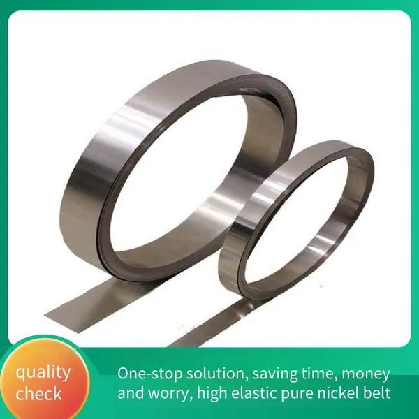 High-elasticity Pure Nickel Strip, 0.1, 0.2, 0.3, 0.4mm Square Nickel Sheets, Spot Welding, Pure Nickel Flat Bars, Conductive Nickel Foils photo-4