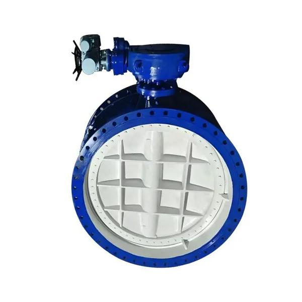 Manufacturer Direct Sales Electric Double Eccentric Flange Butterfly Valve Soft Seal Butterfly Valve photo-2