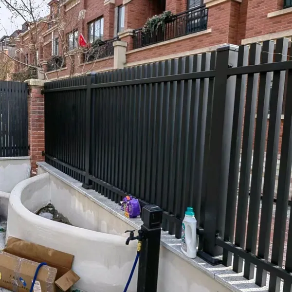 Decorative Wrought Iron Fence Panels for Villa Gardens - 1.5m Spans With Anti-Climb Design photo-5