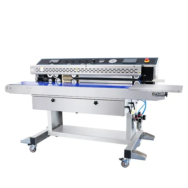 Automatic Vacuum Sealing Machine With Coding Printing Date and Gas Flushing Food Snacks Meat Commercial Packaging Machine for Plastic Bags photo-4
