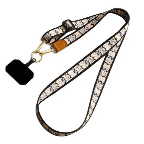 Japanese Korean Style Phone Lanyard With Tether Tab