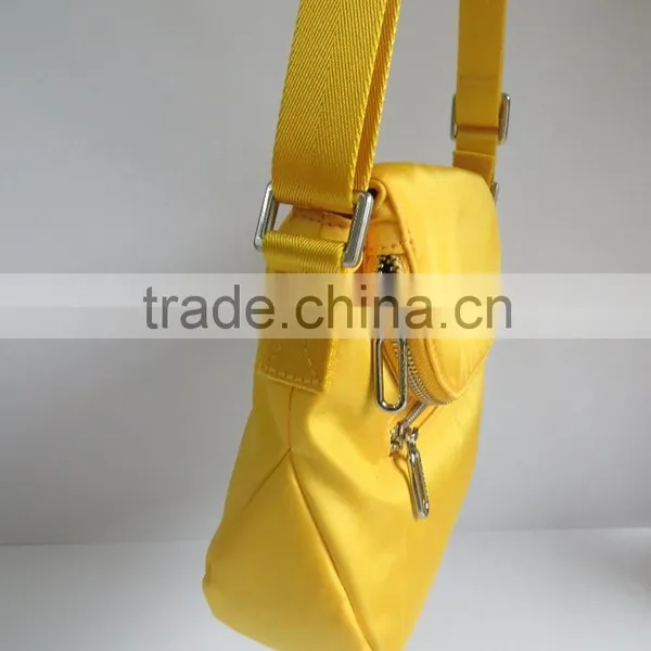 New Style Good Quality Urban Casual Yellow Waterproof Shoulder Bag Messenger Bags photo-2