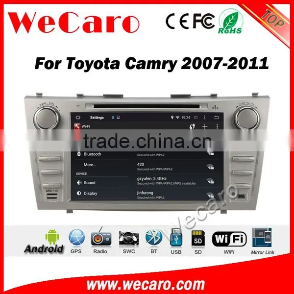 Wecaro WC-TC8006 Android 5.1.1 Car pc for Toyota Camry 2007-2011 Dvd Player Gps Navigation System WIFI 3G Playstore photo-5