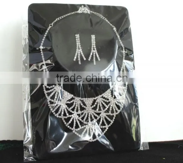 2015 Hot Sale Trendy Design Shining Luxury Bridal Jewelry Set Diamond Jewelry Set photo-6