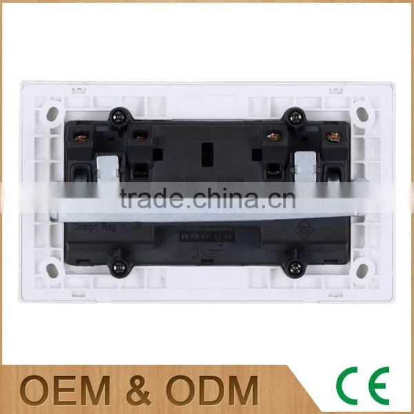 Double Square Shape New Design Wall Switch Socket, Wall Switch and Socket Quality Choice photo-3