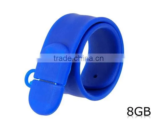 Promotional Gift Silicone Wristband Flash Drive 8GB photo-2