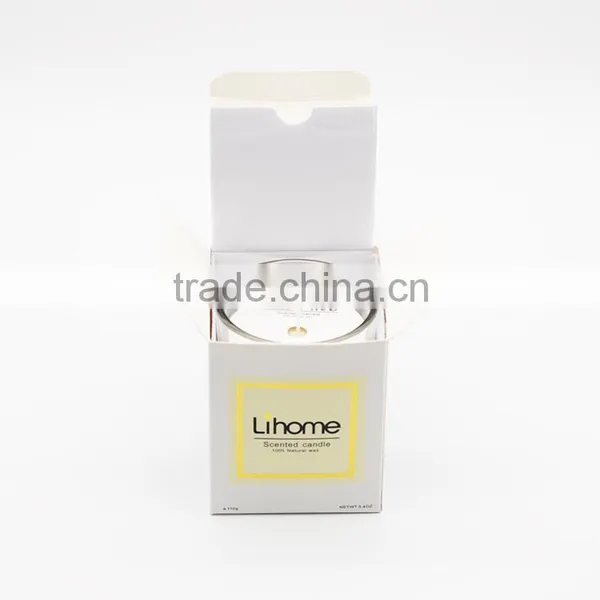 Personalized Scented Natural Soy Wax Candle in Glass Jar Can Custom Sticker ,printing Logo and Packaging Box and Glass Jar Size Supplier's Choice photo-4