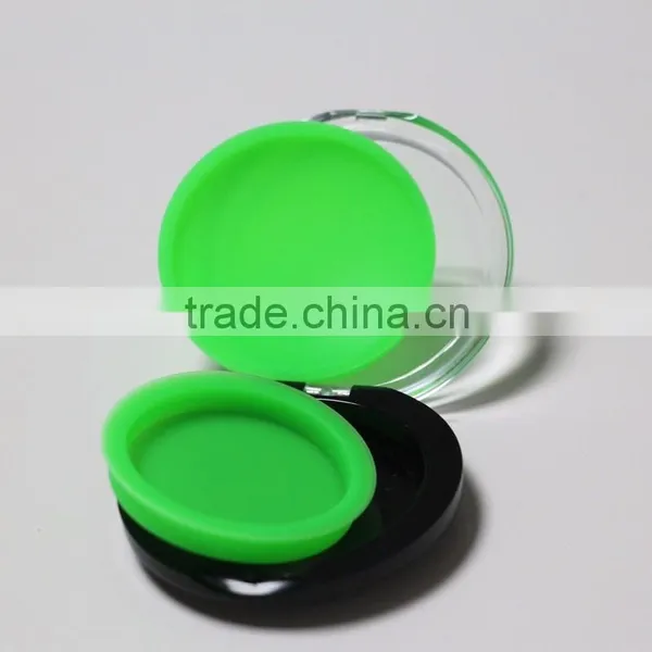 Acrylic 6ml Custom Cosmetic Plastic Container With Silicone Liner