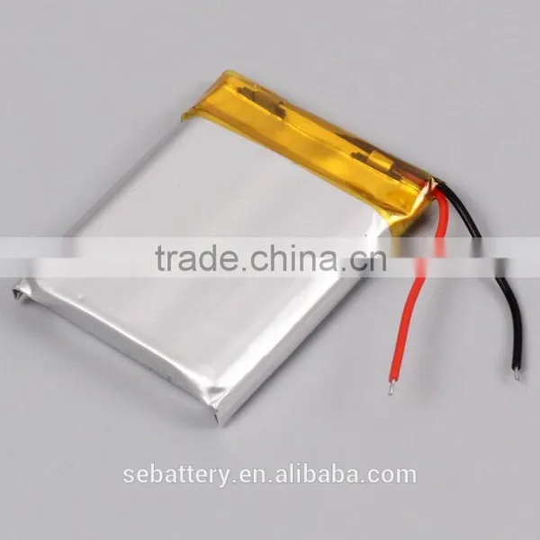 Rechargeable Li-polymer Battery 802040 600mAh 3.7V With PCM for Light photo-2