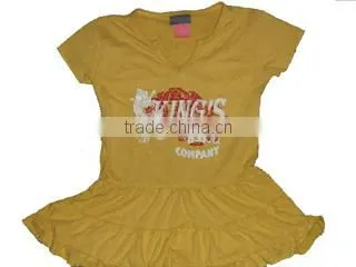 Brown Color Girls Fashionable Tops