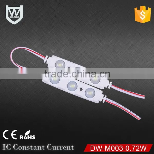 China Supplier 12V Ip65 Waterproof 0.72W 2835 3PCS Led Module With Lens for the Advertising Light Source photo-3