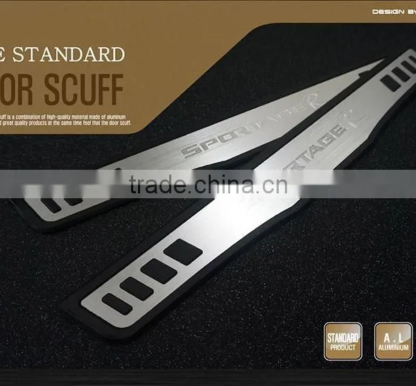 [DXSOAUTO] KIA Sportage R - The Standard AL Door Sill Scuff Plates Set(no.6272) photo-2