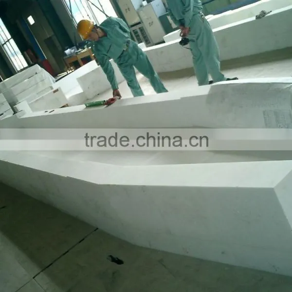 Fire Resistant Furnace Corundum Brick Fused Cast Alpha-Beta Alumina Block photo-4