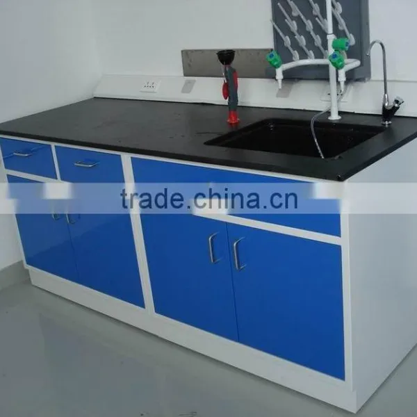 Lab Steel Lab Bench Steel Sink Table Lab Furniture More Than 15 Years photo-4