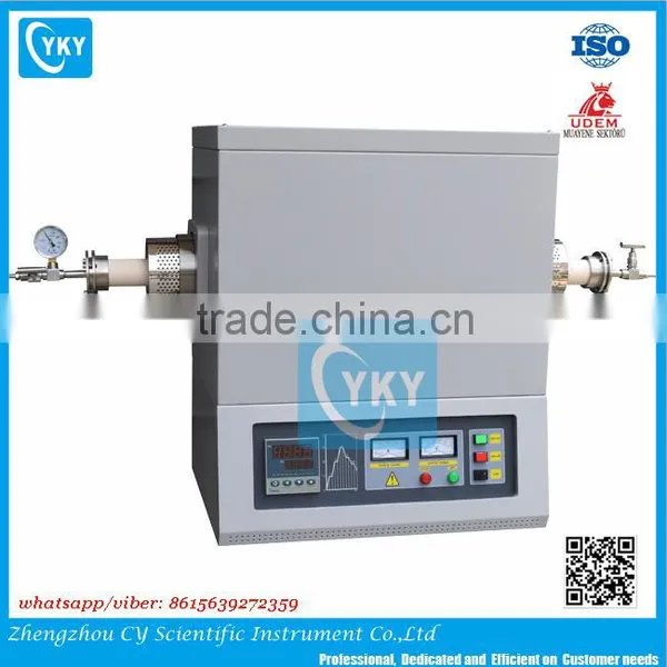 Laboratory 1600 C PID Automatic Control High Temperature Heating Tubular Furnace photo-2