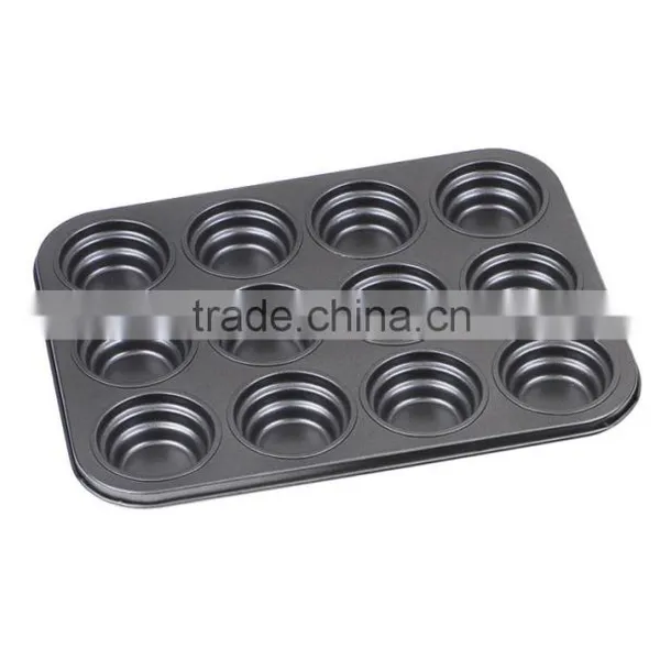12 Cup Muffin Pan Witth Flower Shape photo-2