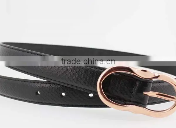 2015 New Design Women Accessories pu Belt With Black Leather for Jeans in YiWu photo-5