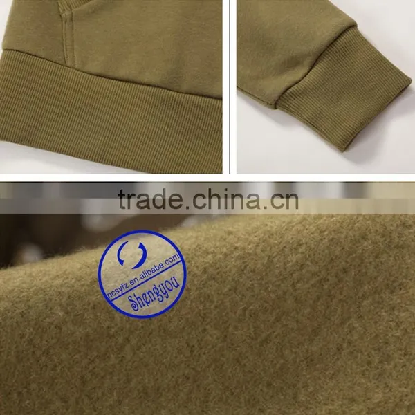 Custom 65 Cotton 35 Polyester Cheap Fleece Hoodie With Printing photo-5