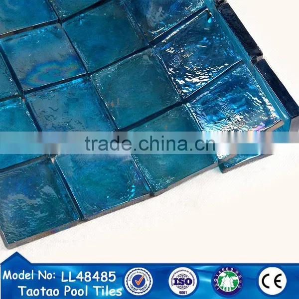 Foshan Tileeasy Company Price for Blue Glass Mosaic Tile in Italian photo-5