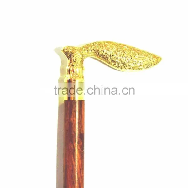NAUTICAL DESIGNER SILVER BRASS WALKING STICK / BEAUTIFUL WALKING STICK Wk1178 photo-3