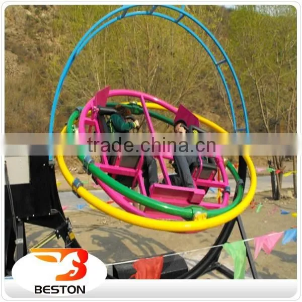Factory Direct Price Amusement Equipment Human Gyroscope 3d Space Ring With CE BV TUV Approved photo-3