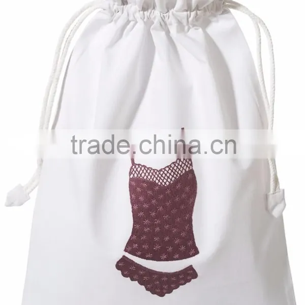 Embroidered Lingerie / Swimsuit Travel Bag photo-4