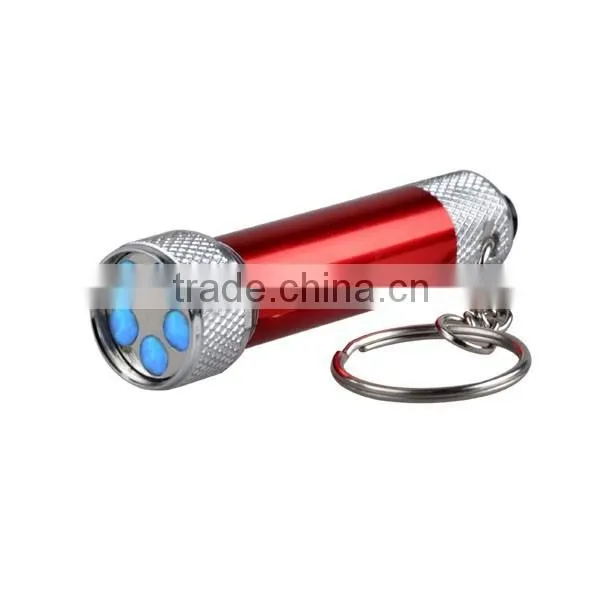 Promotional Gift Blacklight 365nm Custom 5 LED Best Keychain Flashlight photo-2