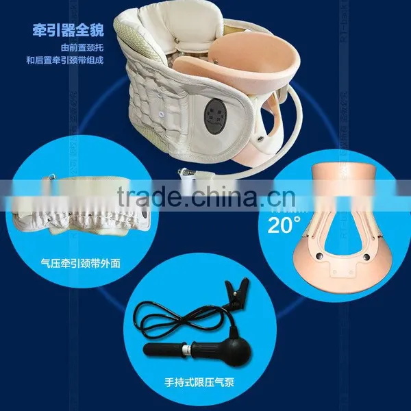 Physiotherapy Continuous Handy Pump Healthcare Air Physical Cervical Pain Homecare Inflatable Neck Traction Personal Massager photo-2