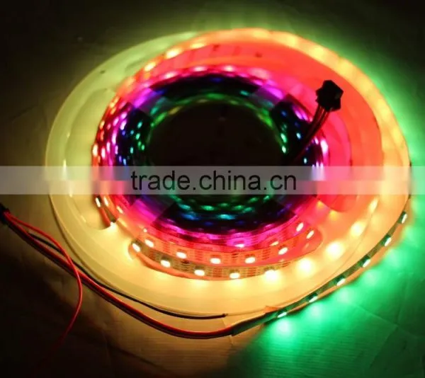 60LEDs/m APA102 IP20 Non-waterproof Addressable Full Color LED Strip RGB photo-6