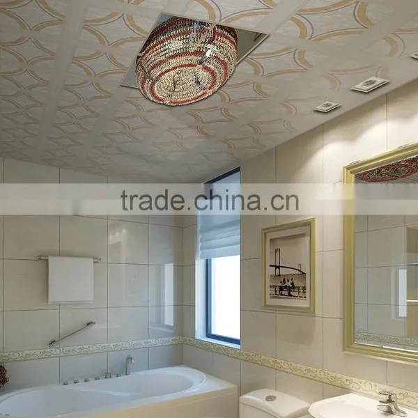 Kitchen Wall Tile Ceiling Decor Pvc Ceiling Tile for Bathroom Wood Paneling Cladding Pvc Roofing Tiles Interior Decoration photo-4