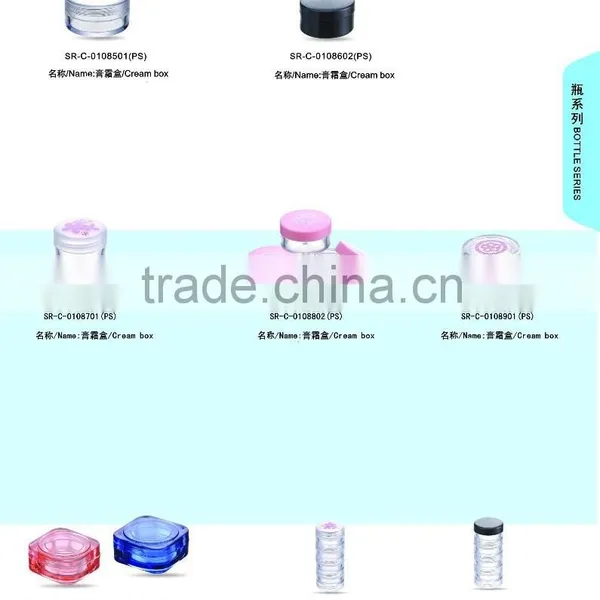 Plastic Bottles Cosmetic Container Cream Jar Personal Skin Care Box photo-2