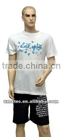 O-neck Paper Print Men's T-shirts