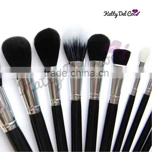 Synthetic Hair Oem Logo Makeup Brush for Beauty Gold Silver Color Supplier's Choice photo-3