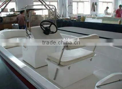 FRP Fiberglass Small White Aluminium Fishing Boats for Sale photo-5