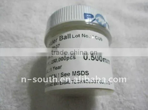 0.50mm BGA Solder Balling Reballing Balls 250Kpcs Leaded