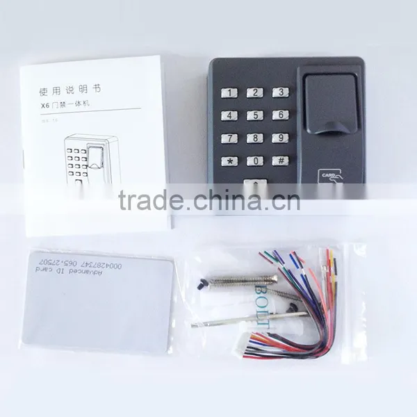 X6 Card Access Control and Time Attendance With Biometric Finger Print and ZK Optical Sensor photo-6