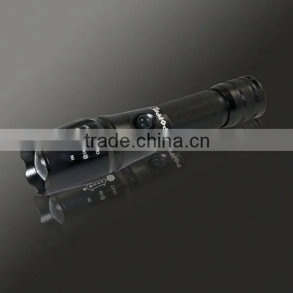 868 XM-L T6 LED Rechargeable Aluminum Zoomable Telescopic Flashlight photo-5